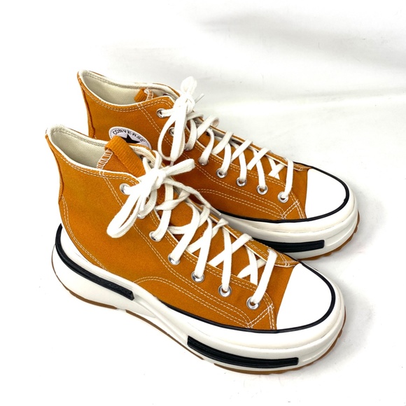 Converse Run Star Legacy CX Platform Shoes Women's Brown Canvas High Top A00853C - Picture 3 of 9